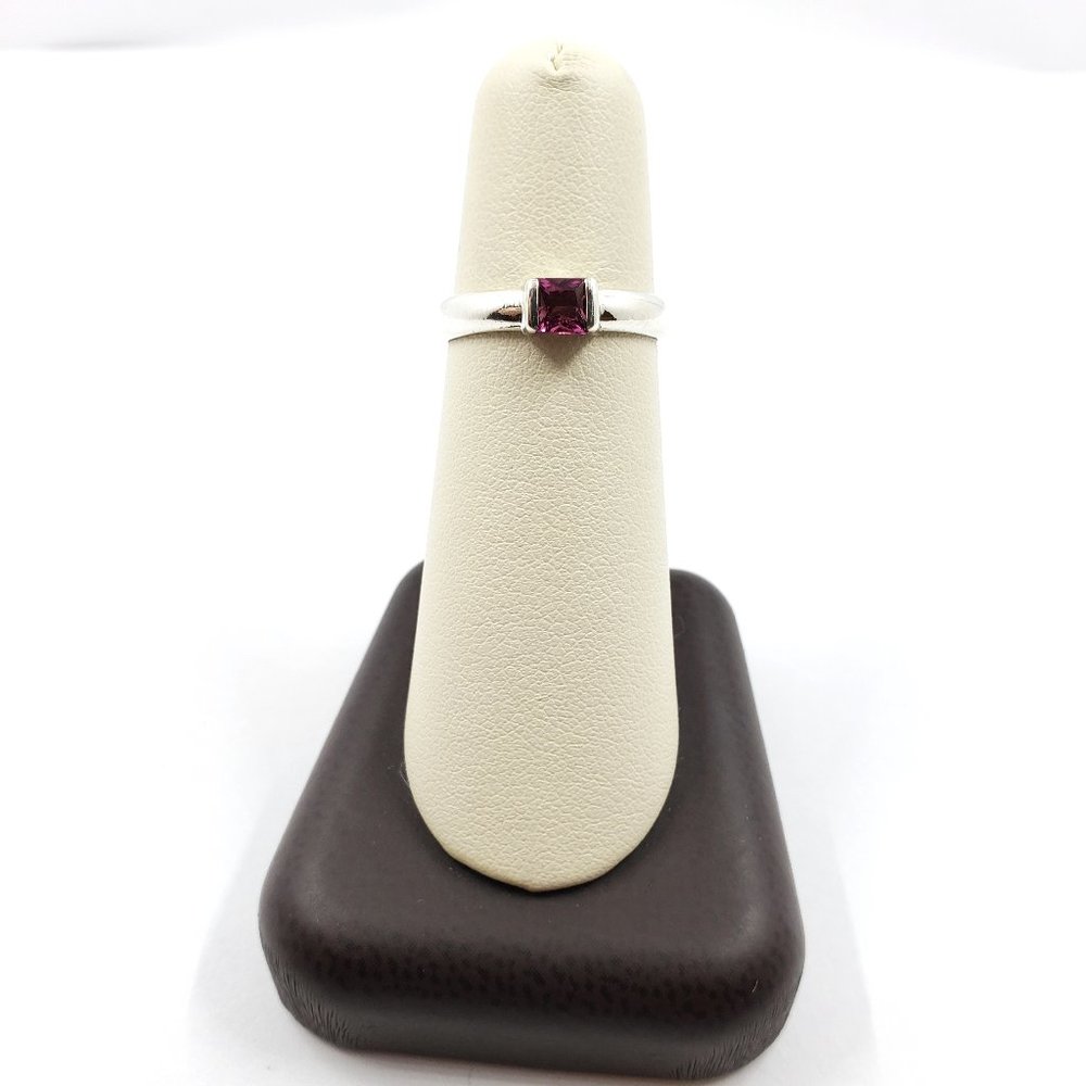 Tiffany & Co. Pink Tourmaline Lady's Silver & Stone Ring 925 Silver 2.79g